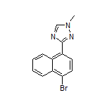 3-(4-Bromo-1-naphthyl)-1-methyl-1H-1,2,4-triazole