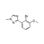 3-(2-Bromo-3-methoxyphenyl)-1-methyl-1H-1,2,4-triazole