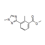 Methyl 2-Methyl-3-(1-methyl-1H-1,2,4-triazol-3-yl)benzoate