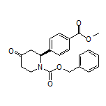 Methyl (S)-4-(1-Cbz-4-oxo-2-piperidyl)benzoate