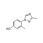3-Methyl-4-(3-methyl-1H-1,2,4-triazol-1-yl)phenol