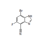 7-Bromo-5-fluoro-benzimidazole-4-carbonitrile