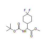 Methyl 2-(Boc-amino)-2-(4,4-difluorocyclohexyl)acetate