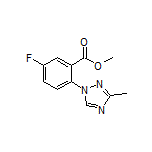 Methyl 5-Fluoro-2-(3-methyl-1H-1,2,4-triazol-1-yl)benzoate