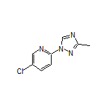 5-Chloro-2-(3-methyl-1H-1,2,4-triazol-1-yl)pyridine