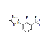 1-[2-Fluoro-3-(trifluoromethyl)phenyl]-3-methyl-1H-1,2,4-triazole