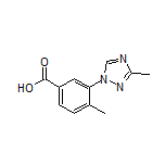 4-Methyl-3-(3-methyl-1H-1,2,4-triazol-1-yl)benzoic Acid