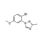 1-(2-Bromo-5-methoxyphenyl)-3-methyl-1H-1,2,4-triazole