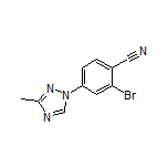 2-Bromo-4-(3-methyl-1H-1,2,4-triazol-1-yl)benzonitrile