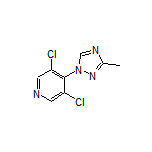 3,5-Dichloro-4-(3-methyl-1H-1,2,4-triazol-1-yl)pyridine