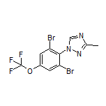 1-[2,6-Dibromo-4-(trifluoromethoxy)phenyl]-3-methyl-1H-1,2,4-triazole