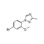 1-(4-Bromo-2-methoxyphenyl)-3-methyl-1H-1,2,4-triazole