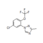 1-[5-Chloro-2-(trifluoromethoxy)phenyl]-3-methyl-1H-1,2,4-triazole
