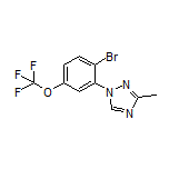 1-[2-Bromo-5-(trifluoromethoxy)phenyl]-3-methyl-1H-1,2,4-triazole