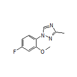 1-(4-Fluoro-2-methoxyphenyl)-3-methyl-1H-1,2,4-triazole