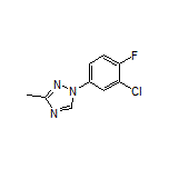 1-(3-Chloro-4-fluorophenyl)-3-methyl-1H-1,2,4-triazole