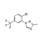 1-[2-Bromo-5-(trifluoromethyl)phenyl]-3-methyl-1H-1,2,4-triazole