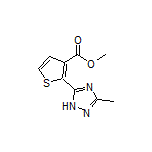 Methyl 2-(3-Methyl-1H-1,2,4-triazol-5-yl)thiophene-3-carboxylate