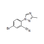 5-Bromo-2-(3-methyl-1H-1,2,4-triazol-1-yl)benzonitrile