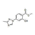 Methyl 2-Hydroxy-4-(3-methyl-1H-1,2,4-triazol-1-yl)benzoate