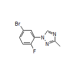 1-(5-Bromo-2-fluorophenyl)-3-methyl-1H-1,2,4-triazole