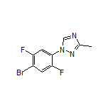 1-(4-Bromo-2,5-difluorophenyl)-3-methyl-1H-1,2,4-triazole