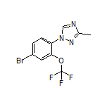 1-[4-Bromo-2-(trifluoromethoxy)phenyl]-3-methyl-1H-1,2,4-triazole