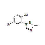 1-(5-Bromo-2-chlorophenyl)-3-methyl-1H-1,2,4-triazole