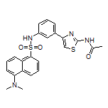 N-[4-[3-[5-(Dimethylamino)naphthalene-1-sulfonamido]phenyl]-2-thiazolyl]acetamide