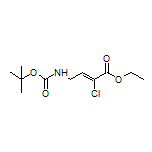 Ethyl (Z)-4-(Boc-amino)-2-chloro-2-butenoate