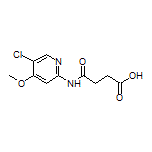 4-[(5-Chloro-4-methoxy-2-pyridyl)amino]-4-oxobutanoic Acid