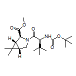 Methyl (1R,2S,5S)-3-[(S)-2-(Boc-amino)-3,3-dimethylbutanoyl]-6,6-dimethyl-3-azabicyclo[3.1.0]hexane-2-carboxylate