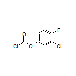 3-Chloro-4-fluorophenyl Chloroformate