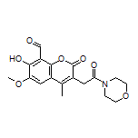 7-Hydroxy-6-methoxy-4-methyl-3-(2-morpholino-2-oxoethyl)-2-oxo-2H-chromene-8-carbaldehyde