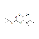 (S)-2-(Boc-amino)-3,3-dimethylpentanoic Acid