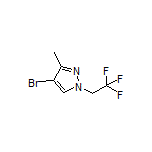 4-Bromo-3-methyl-1-(2,2,2-trifluoroethyl)pyrazole