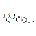 (S)-2-Amino-N-[(S)-1-[[4-(hydroxymethyl)phenyl]amino]-1-oxo-2-propyl]-3-methylbutanamide