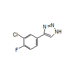4-(3-Chloro-4-fluorophenyl)-1H-1,2,3-triazole