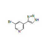 3-Bromo-5-(1H-1,2,3-triazol-4-yl)pyridine