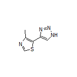 4-Methyl-5-(1H-1,2,3-triazol-4-yl)thiazole