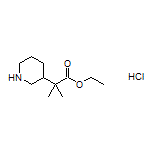 Ethyl 2-Methyl-2-(3-piperidyl)propanoate Hydrochloride
