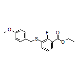 Ethyl 2-Fluoro-3-[(4-methoxybenzyl)thio]benzoate