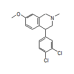 4-(3,4-Dichlorophenyl)-7-methoxy-2-methyl-1,2,3,4-tetrahydroisoquinoline