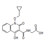 2-[1-(Cyclopropylmethoxy)-4-hydroxy-2-oxo-1,2-dihydroquinoline-3-carboxamido]acetic Acid