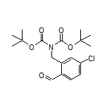 4-Chloro-2-[(di-Boc-amino)methyl]benzaldehyde