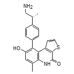(R)-9-[4-(1-Amino-2-propyl)phenyl]-8-hydroxy-6-methylthieno[2,3-c]quinolin-4(5H)-one
