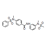 N-[3-(N-Methylmethylsulfonamido)phenyl]-4-(N-methylphenylsulfonamido)benzamide