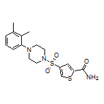 4-[[4-(2,3-Dimethylphenyl)-1-piperazinyl]sulfonyl]thiophene-2-carboxamide