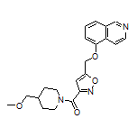 [5-[(5-Isoquinolyloxy)methyl]-3-isoxazolyl][4-(methoxymethyl)-1-piperidyl]methanone