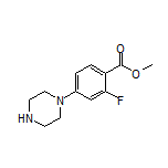 Methyl 2-Fluoro-4-(1-piperazinyl)benzoate